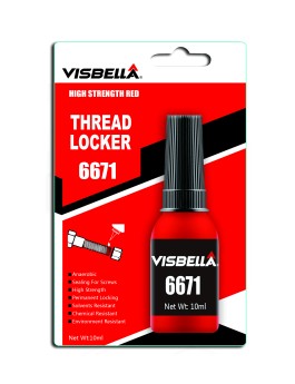  Visbella 6671 Thread Locker 10ml-High Strength 
