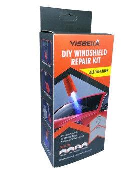  Visbella Windshield Repair Kit with uv light