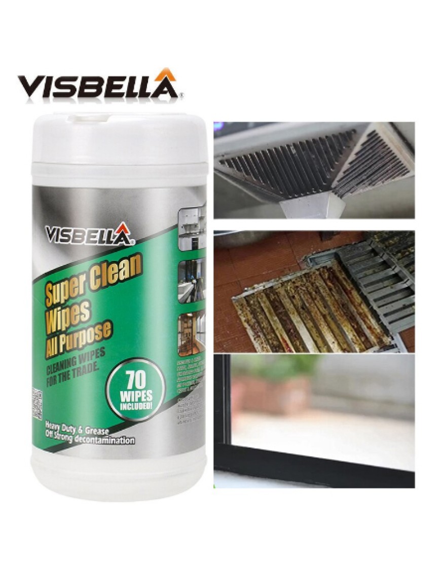  Visbella® Cleaning Wipes-70Wipes 
