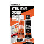 VISBELLA dvikomponenčiai epoksidiniai klijai 56.7g (juodas+baltas)