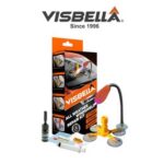 Visbella stiklo įdaužos remonto komplektas su UV lempa