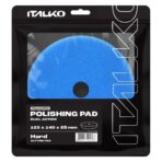 ITALKO poliravimo kempinė DA Velcro 140x125x20mm (mėlyna/kieta) - Image 2
