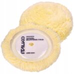 Vilnonis poliravimo diskas 180mm JAV 100% geltonas