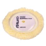 Vilnonis poliravimo diskas 180mm JAV 100% geltonas - Image 3