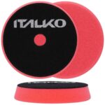 ITALKO poliravimo kempinė DA Velcro 140x125x20mm (raudona/minkšta)