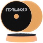 ITALKO poliravimo kempinė DA Velcro 140x125x20mm (oranžinė/vidutinė)