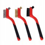 Vielinių šepečių rinkinys (Viela,nailonas, žalvaris) rūdims, dažams, dulkėms - Image 2