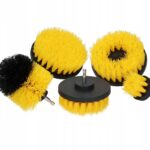 Valymo šepečių rinkinys montavimui ant grąžto (5 dalys)