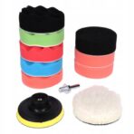 Italko poliravimo kempinių ir laikiklio rinkinys 80mm. 11 dalių - Image 2
