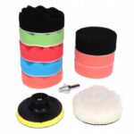 Italko poliravimo kempinių ir laikiklio rinkinys 80mm. 11 dalių